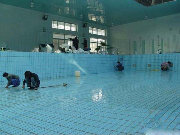 游泳池清洗服务-专业上门清洗，包括池底、池壁、水线、溢流口、排水口