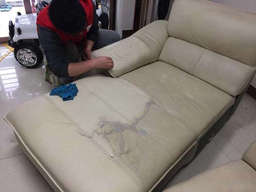 沙发清洗后效果